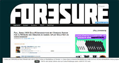 Desktop Screenshot of foresure.de